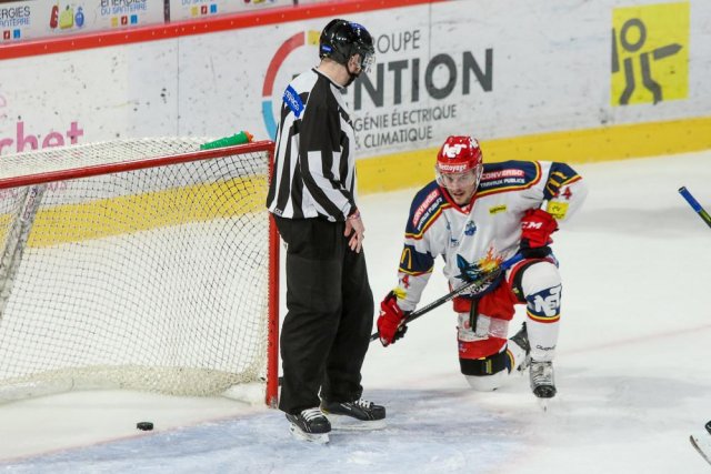 Photo hockey match Amiens  - Grenoble  le 28/09/2018