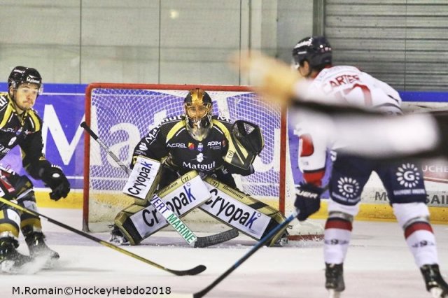 Photo hockey match Rouen - Angers  le 28/09/2018