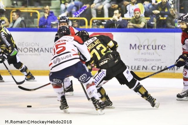 Photo hockey match Rouen - Angers  le 28/09/2018