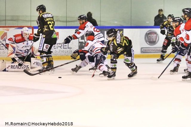 Photo hockey match Rouen - Angers  le 28/09/2018