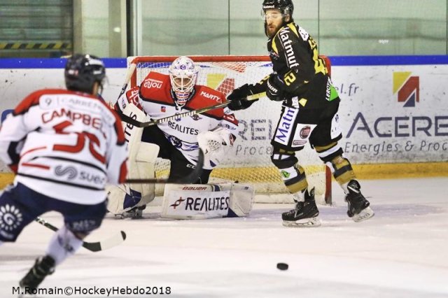 Photo hockey match Rouen - Angers  le 28/09/2018
