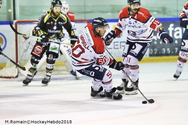 Photo hockey match Rouen - Angers  le 28/09/2018