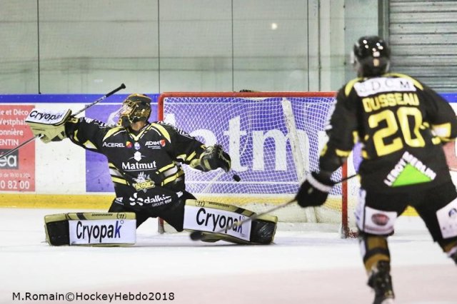 Photo hockey match Rouen - Angers  le 28/09/2018