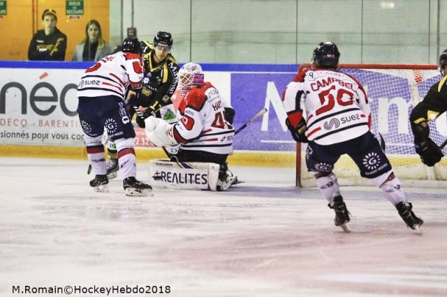 Photo hockey match Rouen - Angers  le 28/09/2018