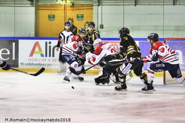 Photo hockey match Rouen - Angers  le 28/09/2018
