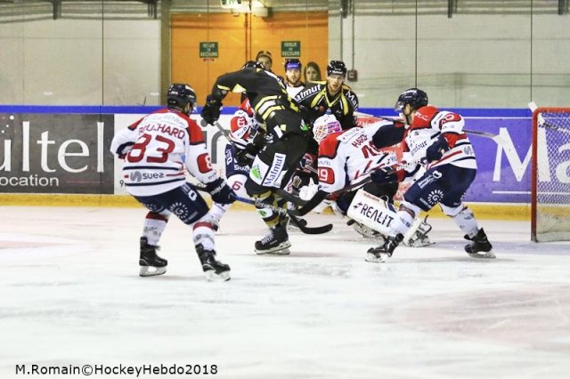 Photo hockey match Rouen - Angers  le 28/09/2018