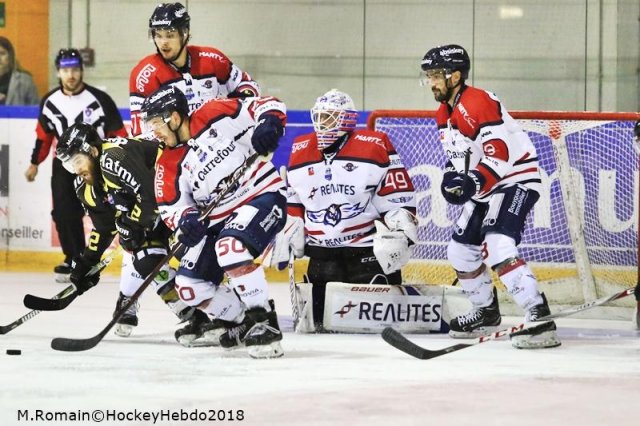 Photo hockey match Rouen - Angers  le 28/09/2018