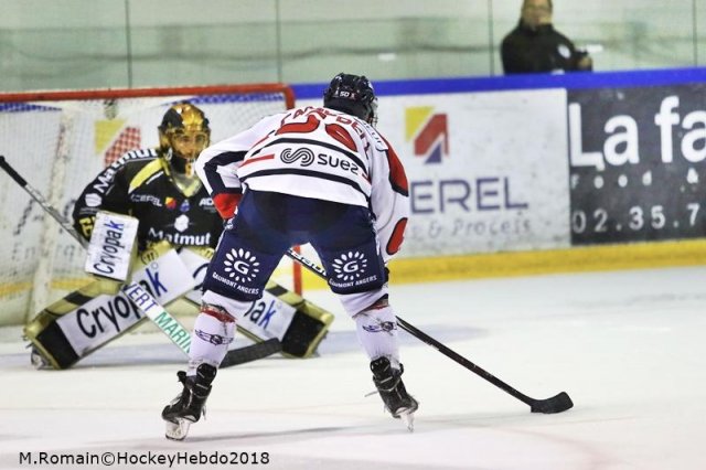 Photo hockey match Rouen - Angers  le 28/09/2018
