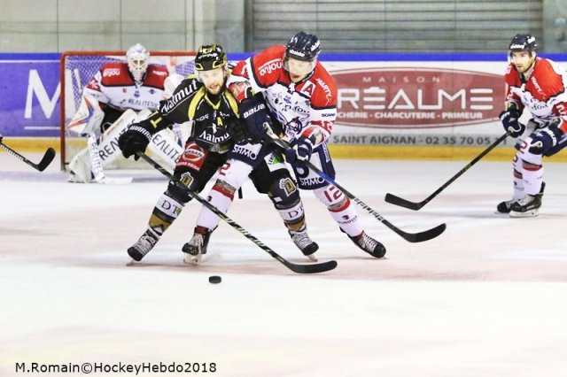 Photo hockey match Rouen - Angers  le 28/09/2018