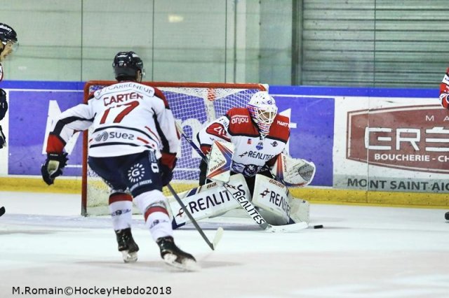 Photo hockey match Rouen - Angers  le 28/09/2018