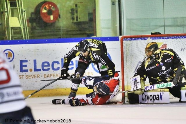 Photo hockey match Rouen - Angers  le 28/09/2018