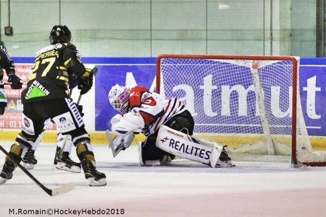 Photo hockey match Rouen - Angers  le 28/09/2018