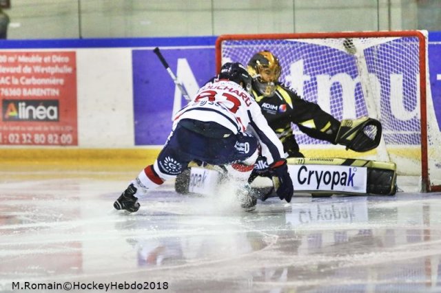 Photo hockey match Rouen - Angers  le 28/09/2018