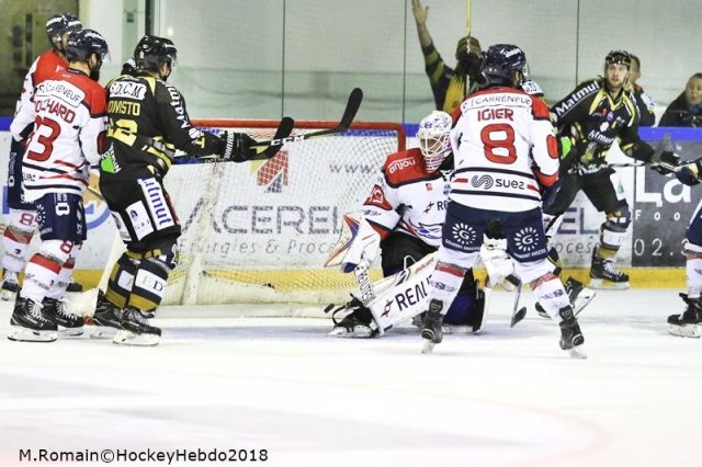 Photo hockey match Rouen - Angers  le 28/09/2018