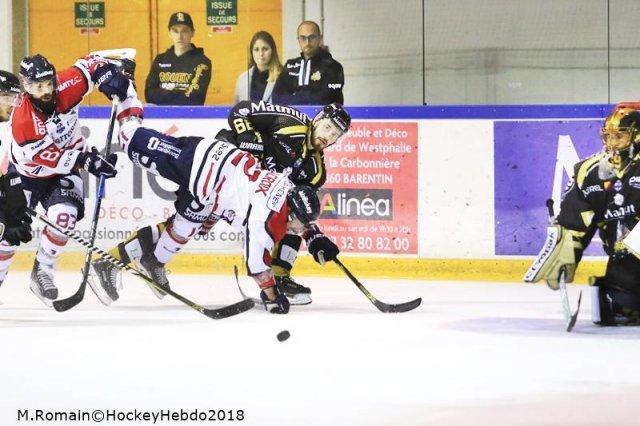 Photo hockey match Rouen - Angers  le 28/09/2018