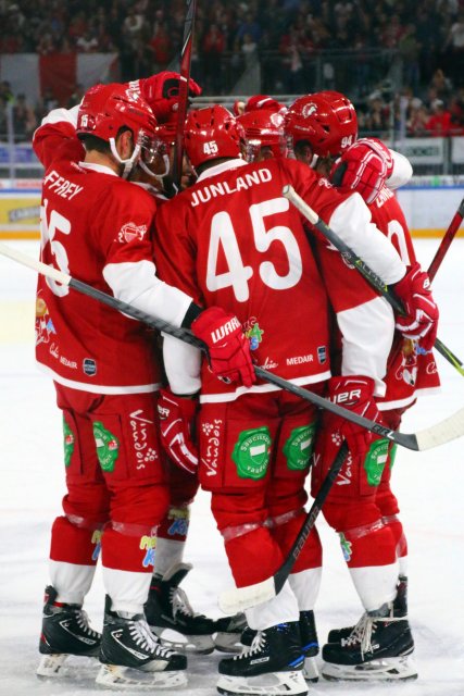 Photo hockey match Lausanne - Zug le 30/09/2018