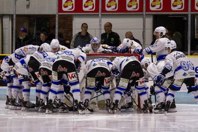 Photo hockey match Clermont-Ferrand - Courchevel-Méribel-Pralognan le 29/09/2018