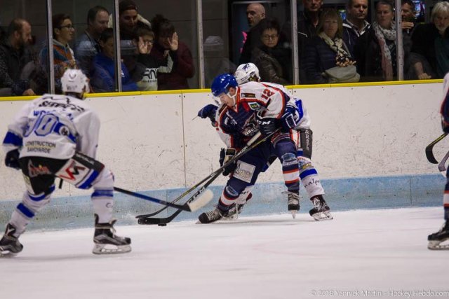 Photo hockey match Clermont-Ferrand - Courchevel-Méribel-Pralognan le 29/09/2018