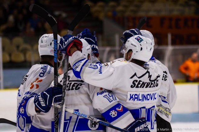Photo hockey match Clermont-Ferrand - Courchevel-Méribel-Pralognan le 29/09/2018