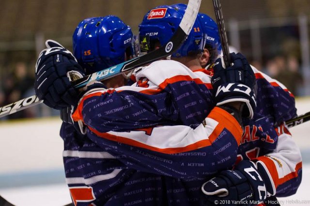 Photo hockey match Clermont-Ferrand - Courchevel-Méribel-Pralognan le 29/09/2018
