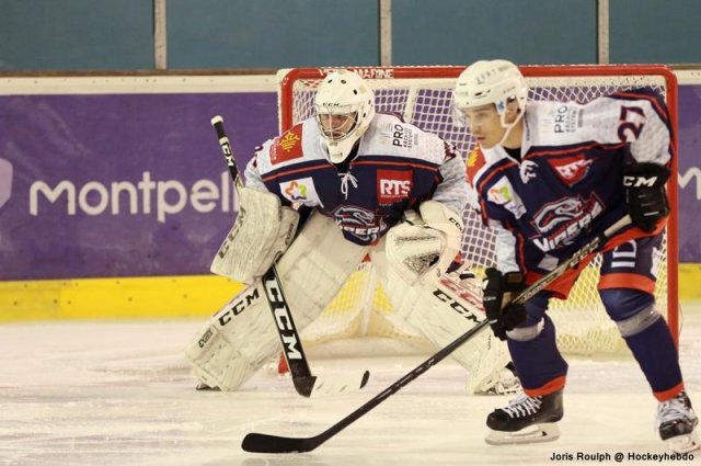 Photo hockey match Montpellier  - Chambéry le 29/09/2018