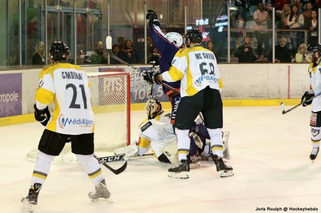 Photo hockey match Montpellier  - Chambéry le 29/09/2018