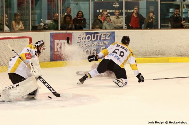 Photo hockey match Montpellier  - Chambéry le 29/09/2018