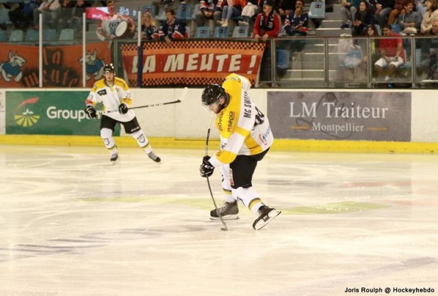 Photo hockey match Montpellier  - Chambéry le 29/09/2018