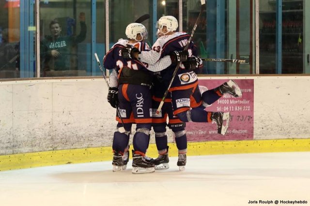 Photo hockey match Montpellier  - Chambéry le 29/09/2018