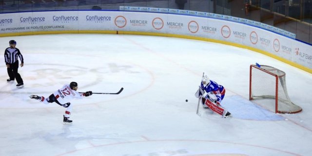 Photo hockey match Lyon - Chamonix  le 02/10/2018