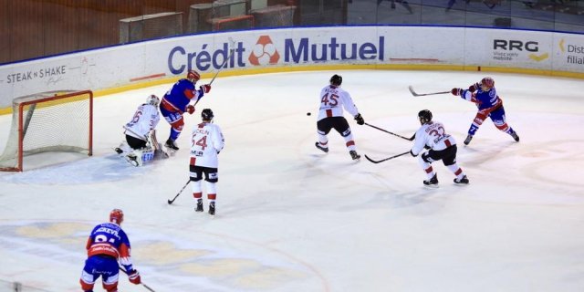 Photo hockey match Lyon - Chamonix  le 02/10/2018
