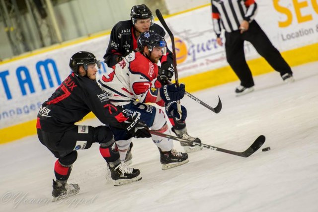Photo hockey match Chamonix  - Angers  le 05/10/2018