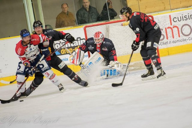 Photo hockey match Chamonix  - Angers  le 05/10/2018