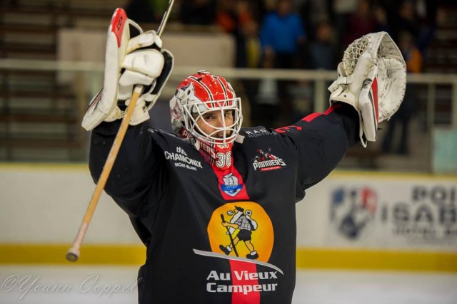 Photo hockey match Chamonix  - Angers  le 05/10/2018
