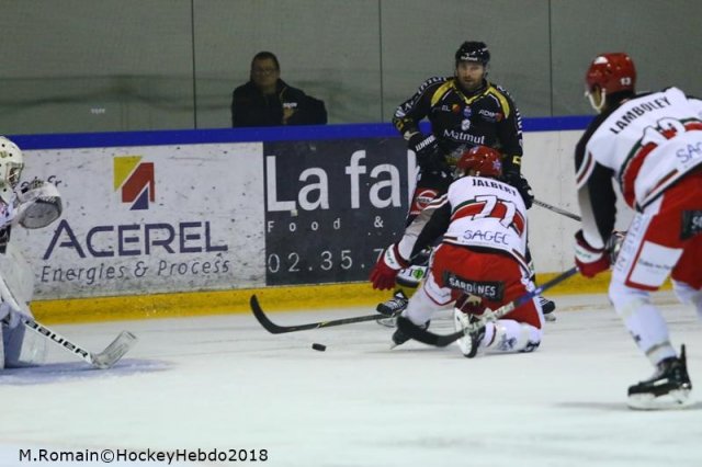 Photo hockey match Rouen - Anglet le 05/10/2018