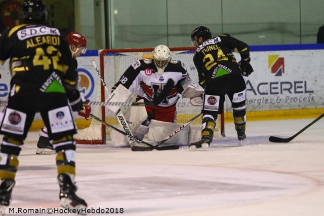 Photo hockey match Rouen - Anglet le 05/10/2018