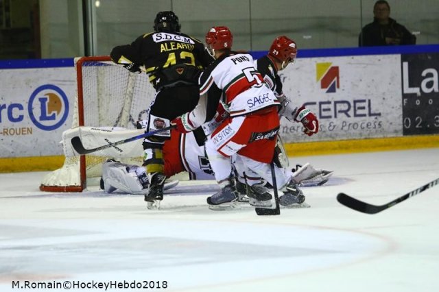 Photo hockey match Rouen - Anglet le 05/10/2018