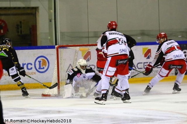 Photo hockey match Rouen - Anglet le 05/10/2018