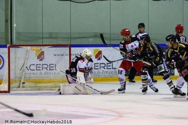 Photo hockey match Rouen - Anglet le 05/10/2018