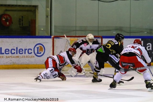 Photo hockey match Rouen - Anglet le 05/10/2018