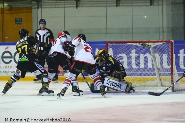 Photo hockey match Rouen - Bordeaux le 07/10/2018