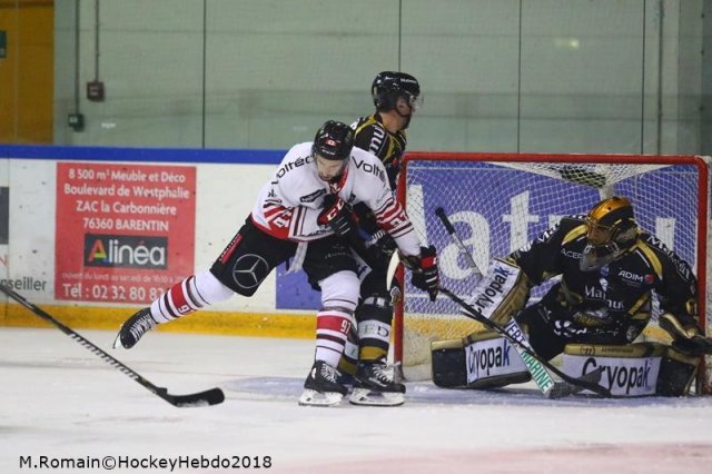 Photo hockey match Rouen - Bordeaux le 07/10/2018