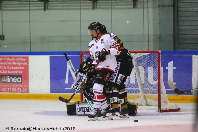 Photo hockey match Rouen - Bordeaux le 07/10/2018