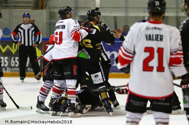 Photo hockey match Rouen - Bordeaux le 07/10/2018