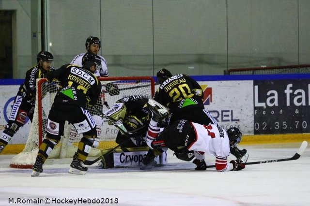 Photo hockey match Rouen - Bordeaux le 07/10/2018