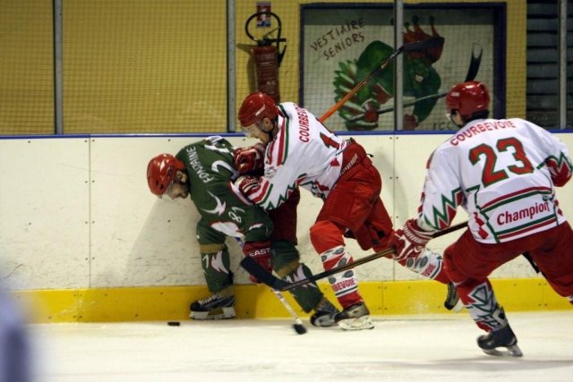 Photo hockey match Cergy-Pontoise - Courbevoie  le 07/03/2009