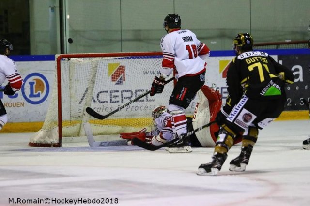 Photo hockey match Rouen - Bordeaux le 07/10/2018