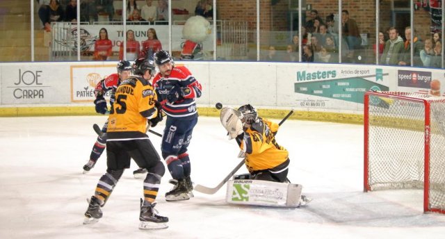 Photo hockey match Angers  - Strasbourg  le 09/10/2018