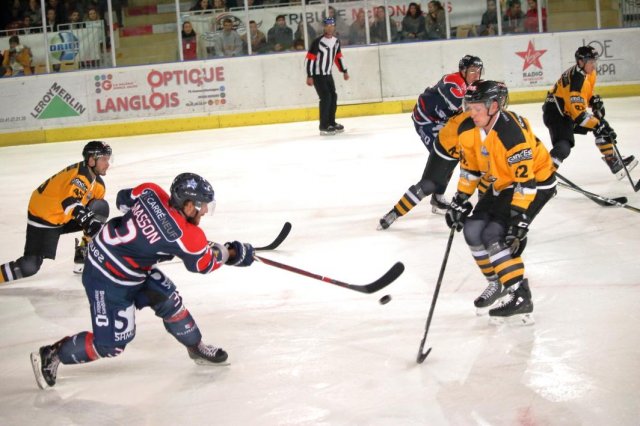 Photo hockey match Angers  - Strasbourg  le 09/10/2018