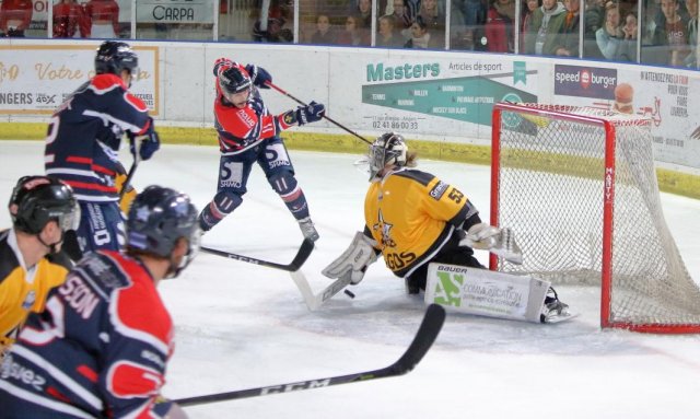Photo hockey match Angers  - Strasbourg  le 09/10/2018